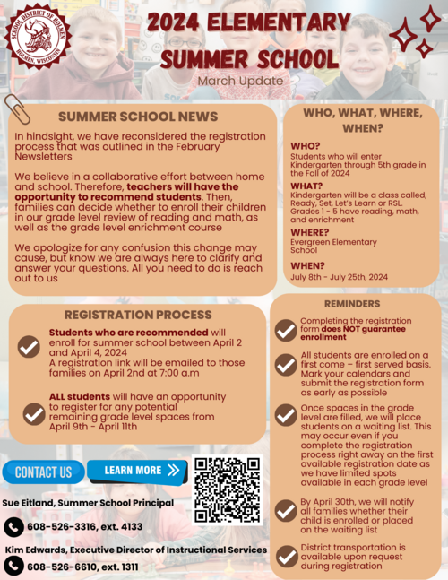 Summer School Infographic