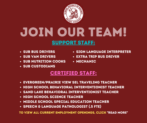 Join Our Team!