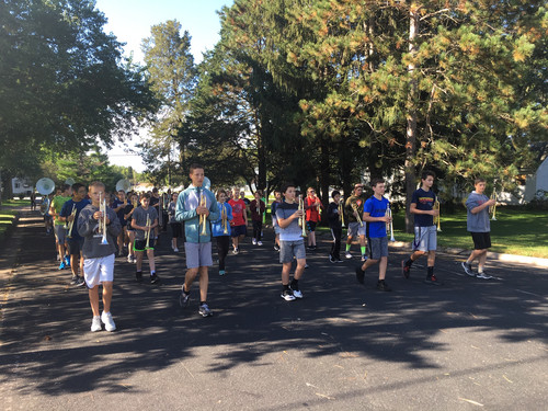 marching practice