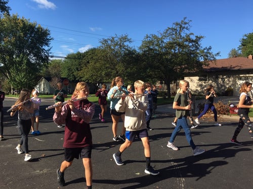 marching practice