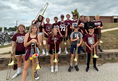 Marching Band Trombones