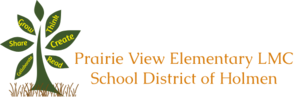 Prairie View Elementary Library Logo